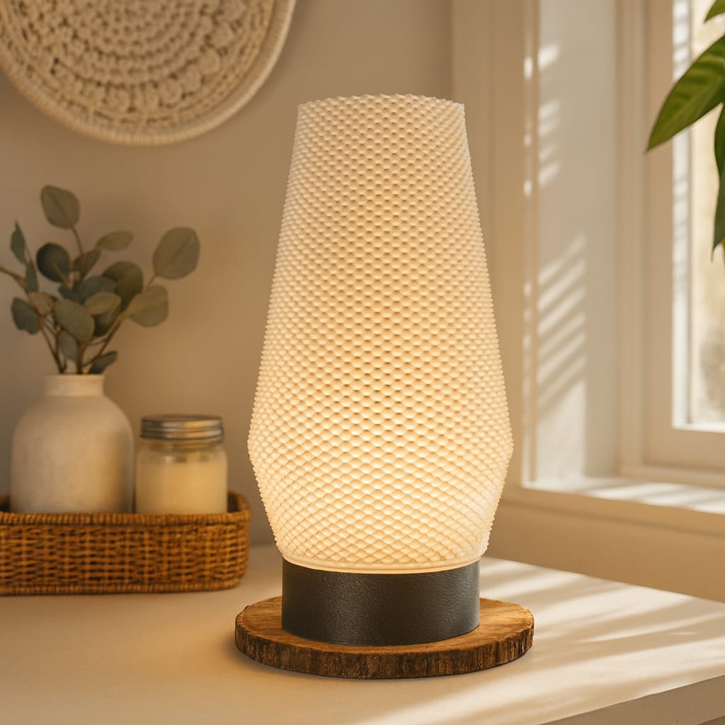 Luma Portable Table Lamp – Soft Ambient Glow for Quiet Evenings