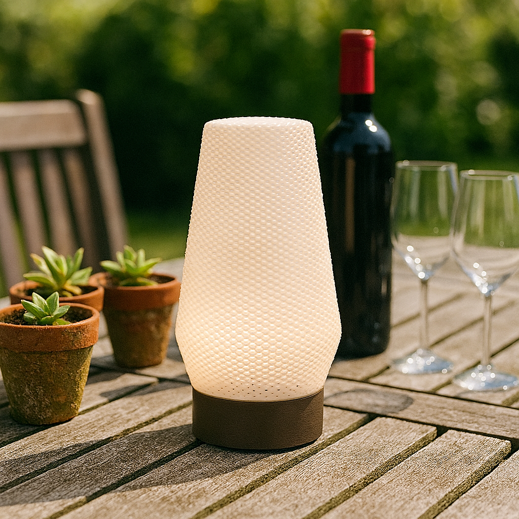 Luma Portable Table Lamp – Soft Ambient Glow for Quiet Evenings