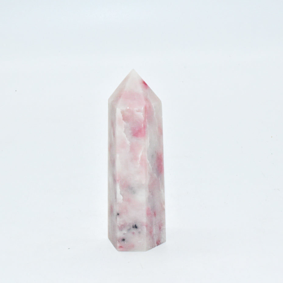 Pink Opal Crystal Point - Quiet. Still. Present.